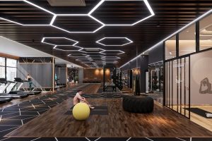 phòng tập gym tại Legacy Hinoiri