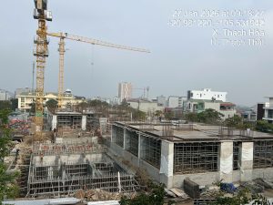 Tiến độ mới nhất dự án Legacy Hinoiri Hòa Lạc tháng 2/2026